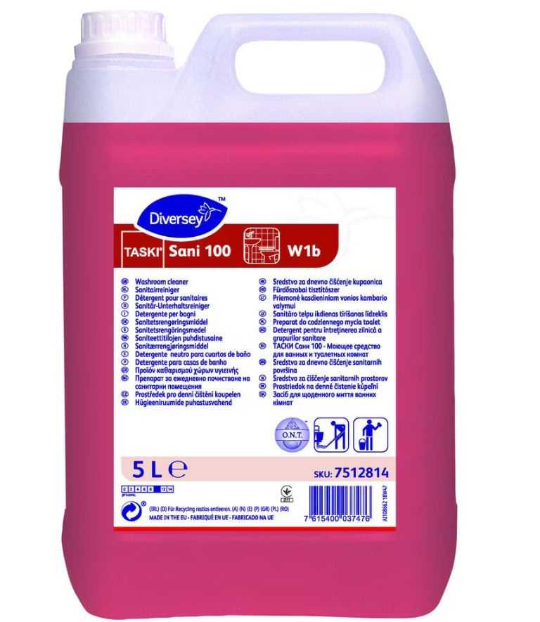 Diversey Taski Sani 100 5L(Таскі Сані 100 5л ) Засіб для миття ванної кімнати